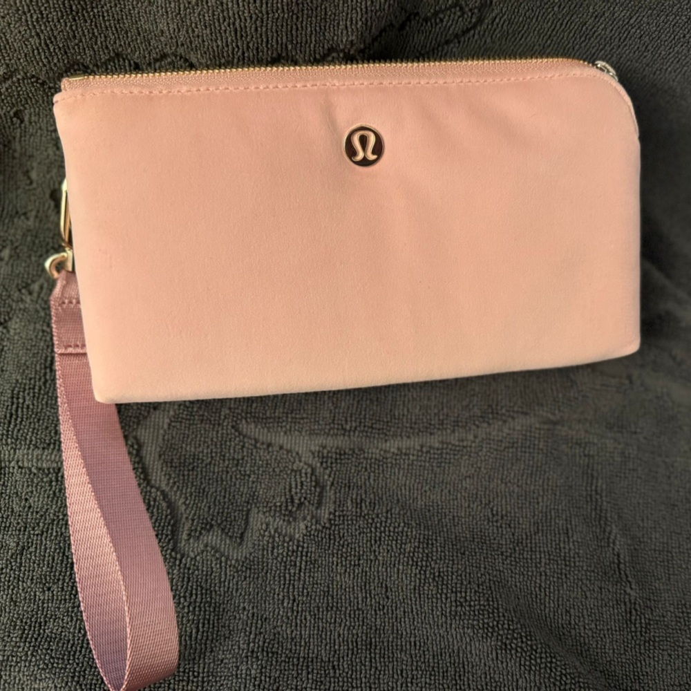 Lululemon Athletica Soft Pink Wristlet